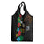 South Sudan Grocery Bag Hibiscus Floral African Pattern