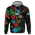 South Sudan Hoodie Hibiscus Floral African Pattern - Wonder Print Shop