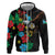 South Sudan Hoodie Hibiscus Floral African Pattern - Wonder Print Shop