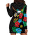 South Sudan Hoodie Dress Hibiscus Floral African Pattern