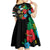 South Sudan Kid Short Sleeve Dress Hibiscus Floral African Pattern - Wonder Print Shop