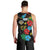 South Sudan Men Tank Top Hibiscus Floral African Pattern - Wonder Print Shop