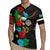 South Sudan Rugby Jersey Hibiscus Floral African Pattern - Wonder Print Shop