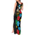 South Sudan Tank Maxi Dress Hibiscus Floral African Pattern - Wonder Print Shop