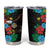 South Sudan Tumbler Cup Hibiscus Floral African Pattern - Wonder Print Shop