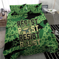 Portland Frog Protest Bedding Set Only You Can Prevent Fascism - Wonder Print Shop