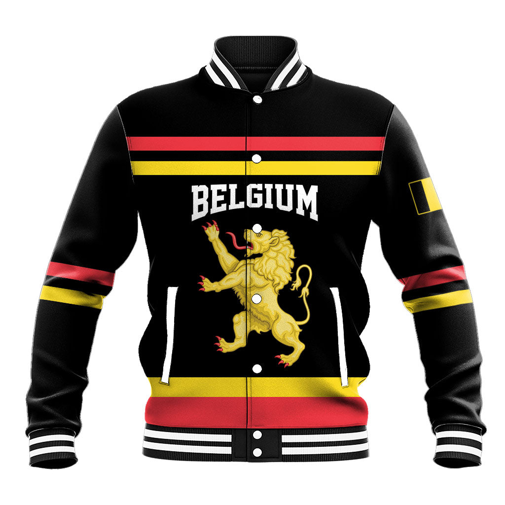 Custom Hockey Belgium Baseball Jacket Go Champions