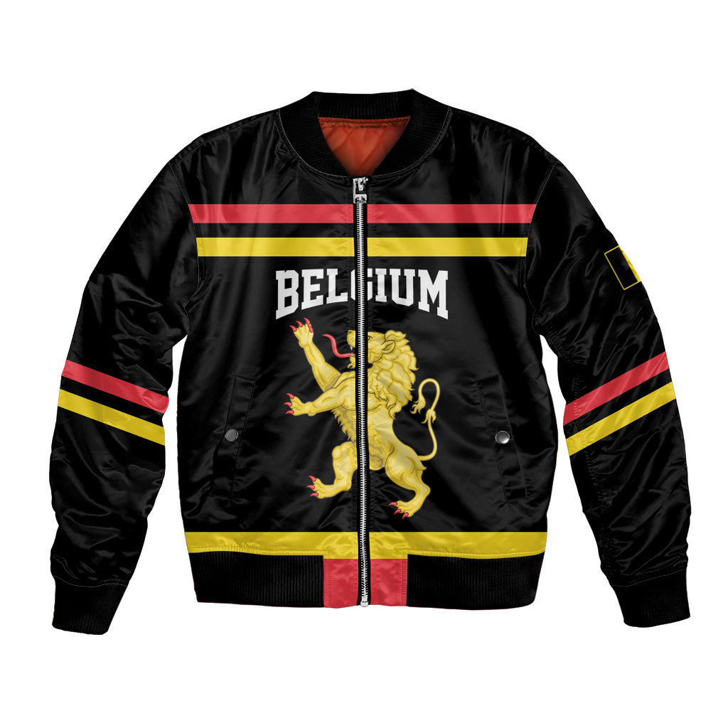 Custom Hockey Belgium Bomber Jacket Go Champions