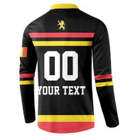 Custom Hockey Belgium Button Sweatshirt Go Champions