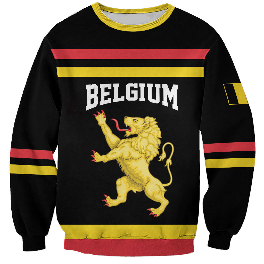 Custom Hockey Belgium Sweatshirt Go Champions