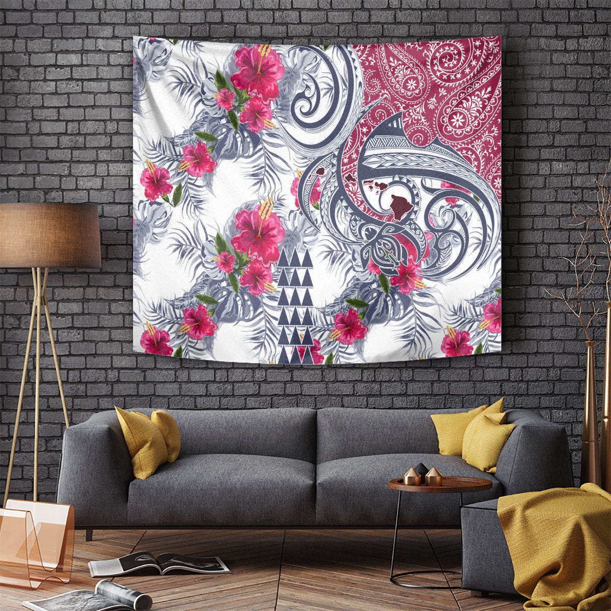 hawaii-kakau-mix-paisley-pattern-tapestry-polynesian-tropical-unique-style