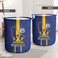 Barbados 30th November Laundry Basket Independence Day Flag Map - Wonder Print Shop