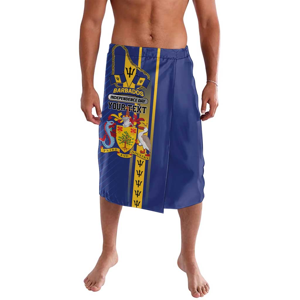Personalized Barbados 30th November Lavalava Independence Day Flag Map - Wonder Print Shop