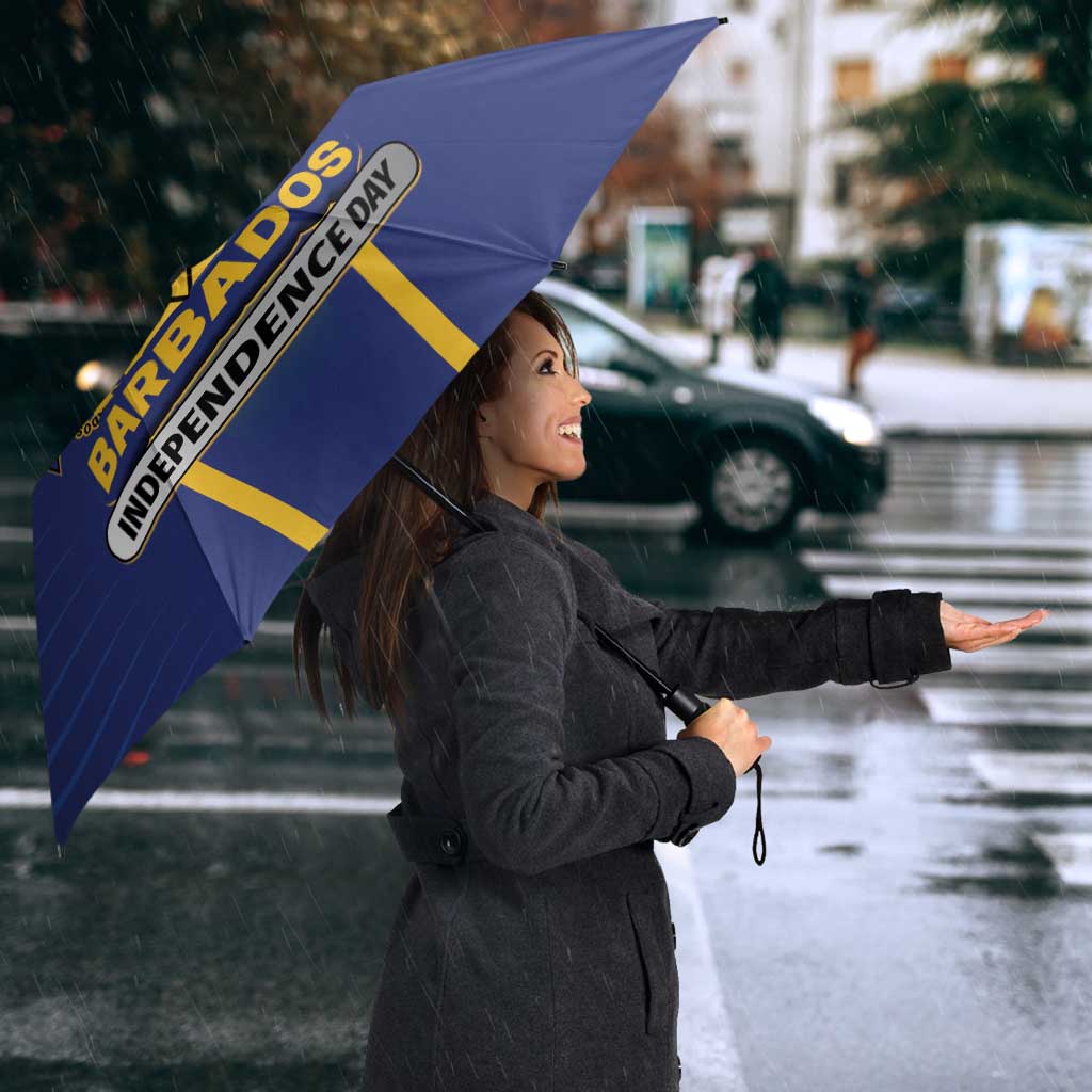 Barbados 30th November Umbrella Independence Day Flag Map - Wonder Print Shop