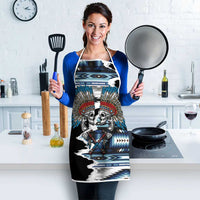 Native American Chief Skull With Axe Apron - Wonder Print Shop