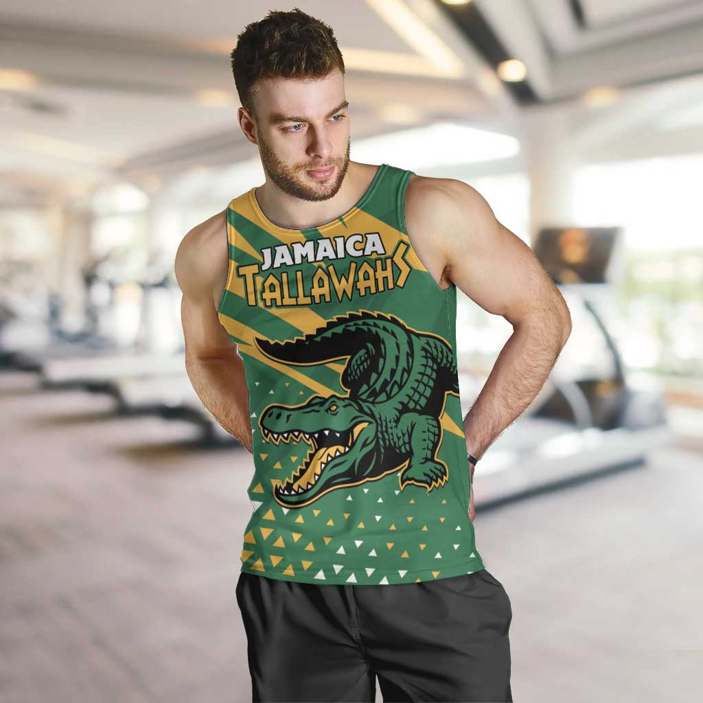 Custom Jamaica Cricket Tallawahs Men Tank Top Fi Wi Tallawahs Champions