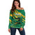 Custom Jamaica Cricket Tallawahs Off Shoulder Sweater Fi Wi Tallawahs Champions