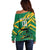 Custom Jamaica Cricket Tallawahs Off Shoulder Sweater Fi Wi Tallawahs Champions