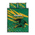 Jamaica Cricket Tallawahs Quilt Bed Set Fi Wi Tallawahs Champions - Wonder Print Shop