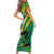 Custom Jamaica Cricket Tallawahs Short Sleeve Bodycon Dress Fi Wi Tallawahs Champions - Wonder Print Shop