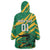 Custom Jamaica Cricket Tallawahs Wearable Blanket Hoodie Fi Wi Tallawahs Champions