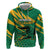 Custom Jamaica Cricket Tallawahs Zip Hoodie Fi Wi Tallawahs Champions - Wonder Print Shop