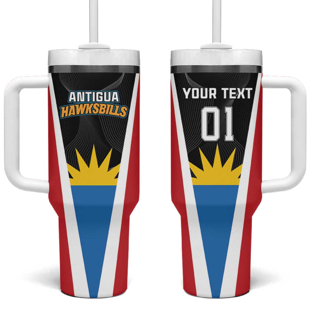 Custom Antigua Cricket Hawksbills Tumbler With Handle Each Endeavouring All Achieving