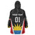 Custom Antigua Cricket Hawksbills Wearable Blanket Hoodie Each Endeavouring All Achieving