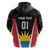 Custom Antigua Cricket Hawksbills Zip Hoodie Each Endeavouring All Achieving - Wonder Print Shop