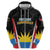 Custom Antigua Cricket Hawksbills Zip Hoodie Each Endeavouring All Achieving - Wonder Print Shop