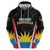 Custom Antigua Cricket Hawksbills Zip Hoodie Each Endeavouring All Achieving - Wonder Print Shop