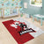 Canada Ice Hockey Team Area Rug Maple Leaf Go Champions