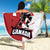 Canada Ice Hockey Team Beach Blanket Maple Leaf Go Champions