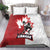 Canada Ice Hockey Team Bedding Set Maple Leaf Go Champions