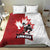 Canada Ice Hockey Team Bedding Set Maple Leaf Go Champions