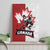 Canada Ice Hockey Team Canvas Wall Art Maple Leaf Go Champions