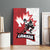 Canada Ice Hockey Team Canvas Wall Art Maple Leaf Go Champions