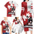 Custom Canada Ice Hockey Team Family Matching Long Sleeve Bodycon Dress and Hawaiian Shirt Maple Leaf Go Champions