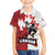 Custom Canada Ice Hockey Team Family Matching Off Shoulder Short Dress and Hawaiian Shirt Maple Leaf Go Champions