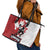 Canada Ice Hockey Team Leather Tote Bag Maple Leaf Go Champions