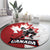 Canada Ice Hockey Team Round Carpet Maple Leaf Go Champions