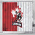 Canada Ice Hockey Team Shower Curtain Maple Leaf Go Champions