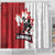 Canada Ice Hockey Team Shower Curtain Maple Leaf Go Champions