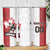 Custom Canada Ice Hockey Team Skinny Tumbler Maple Leaf Go Champions