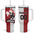 Custom Canada Ice Hockey Team Tumbler With Handle Maple Leaf Go Champions