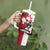 Custom Canada Ice Hockey Team Tumbler With Handle Maple Leaf Go Champions