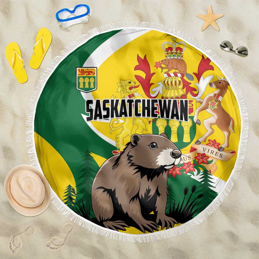 Canada Saskatchewan Province Beach Blanket Multis e Gentibus Vires