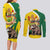 Personalized Canada Saskatchewan Province Couples Matching Long Sleeve Bodycon Dress and Long Sleeve Button Shirt Multis e Gentibus Vires