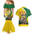 Personalized Canada Saskatchewan Province Couples Matching Mermaid Dress and Hawaiian Shirt Multis e Gentibus Vires