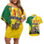 Personalized Canada Saskatchewan Province Couples Matching Off Shoulder Short Dress and Hawaiian Shirt Multis e Gentibus Vires